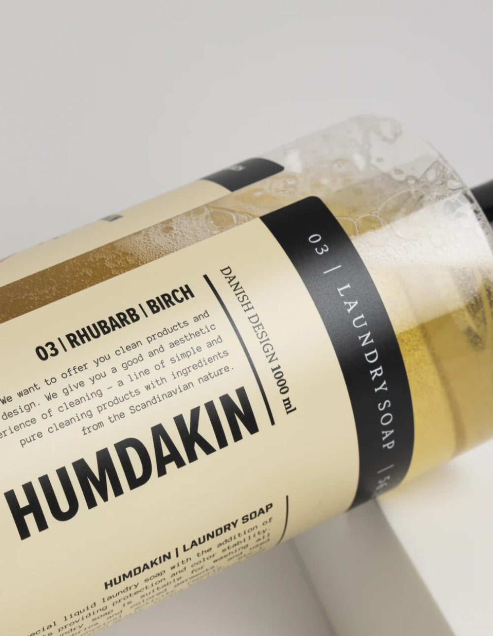 Humdakin - 03 Vaskemiddel, Rabarber & Birk, 1000 ml.