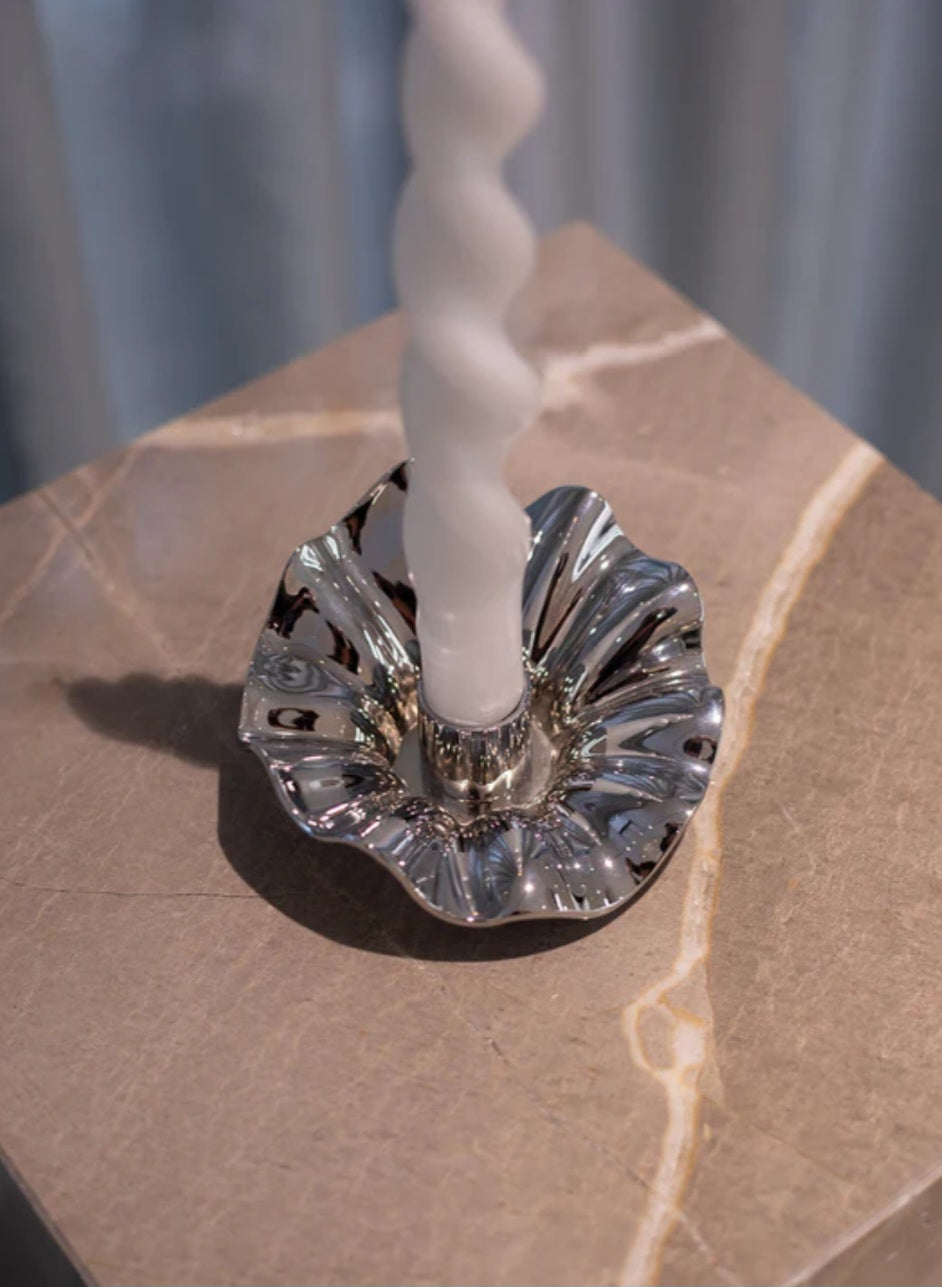 Specktrum - Lea Candle Holder, Chrome