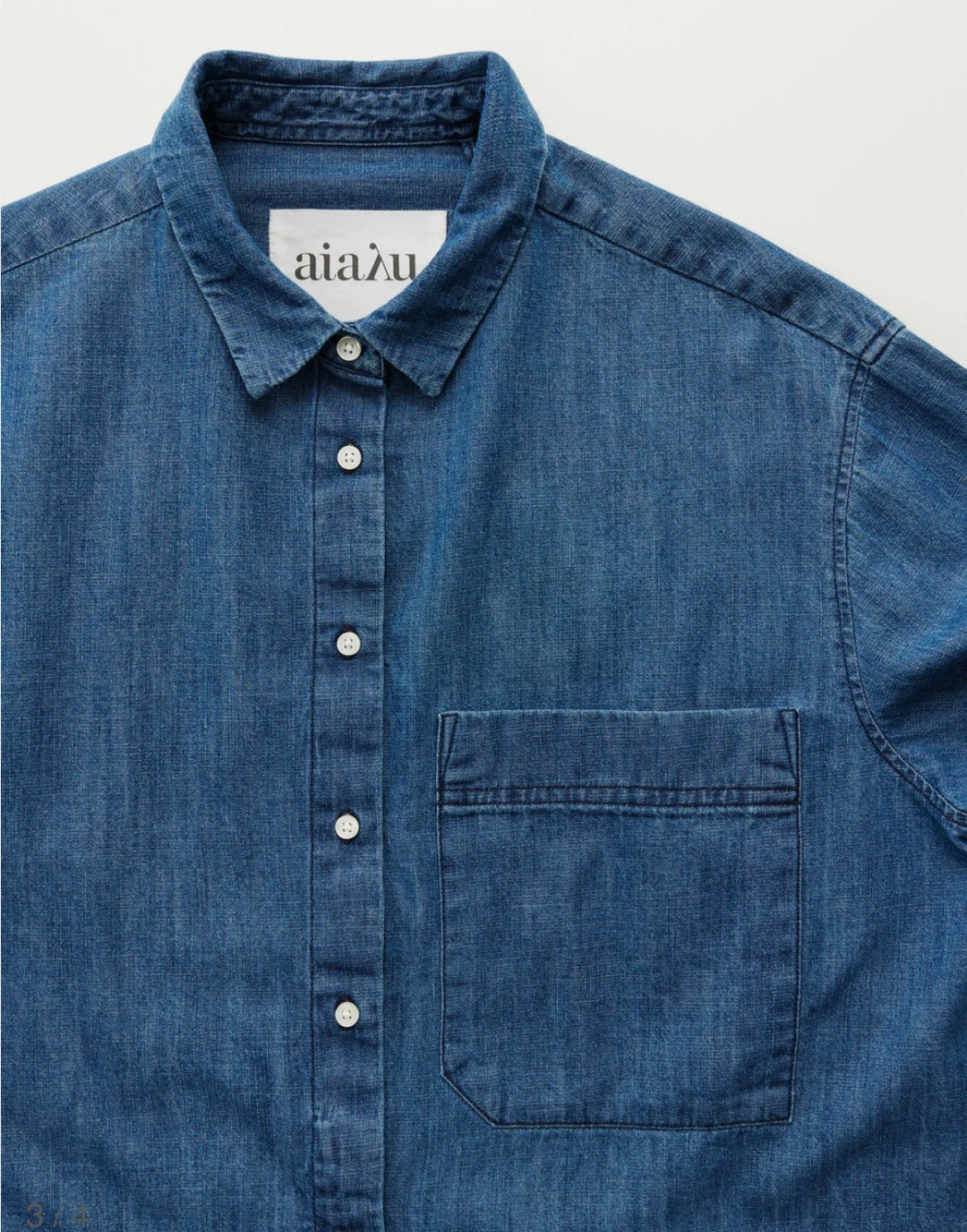 Aiayu - Lynette Shirt Denim, Iceberg