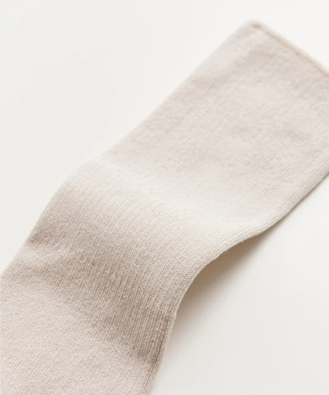 Aiayu - Cotton Rib Socks, Milk