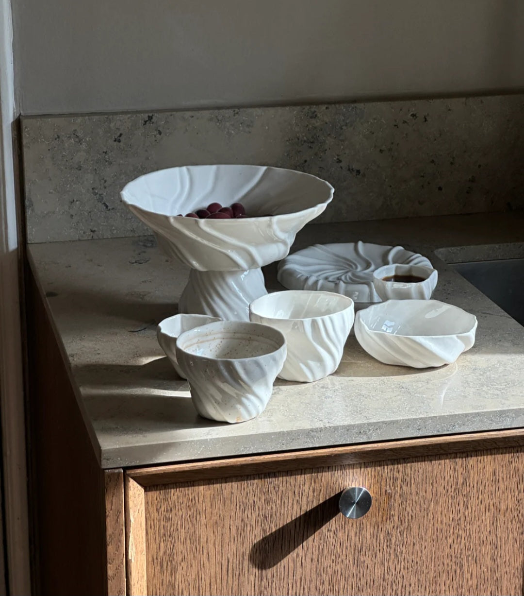 Atelier Marée - Tidevands Snackskål, D11xH4 cm., Hvid