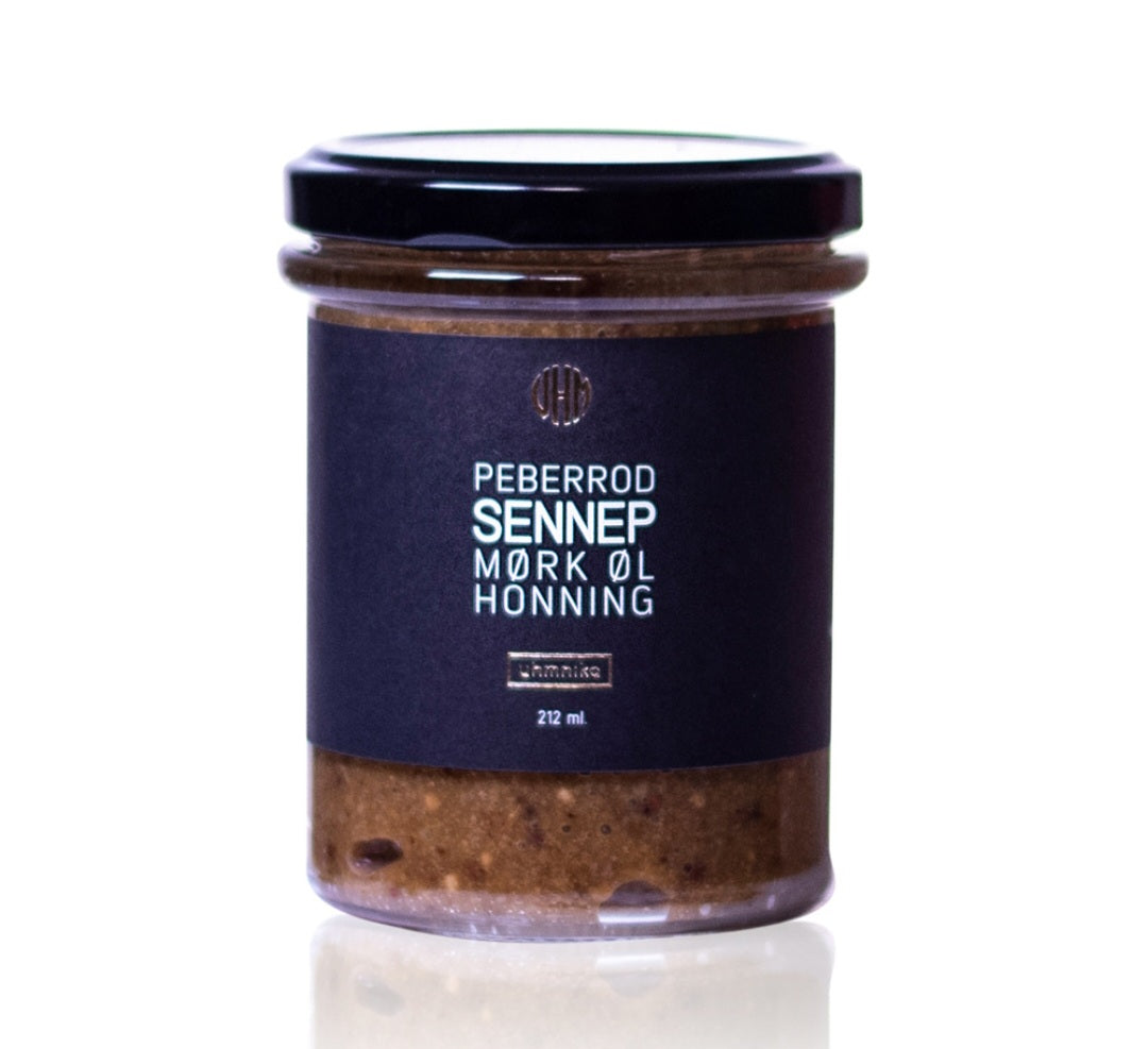 Nordisk - Uhmnika Sennep m/peberrod, øl og honning, 212 ml.
