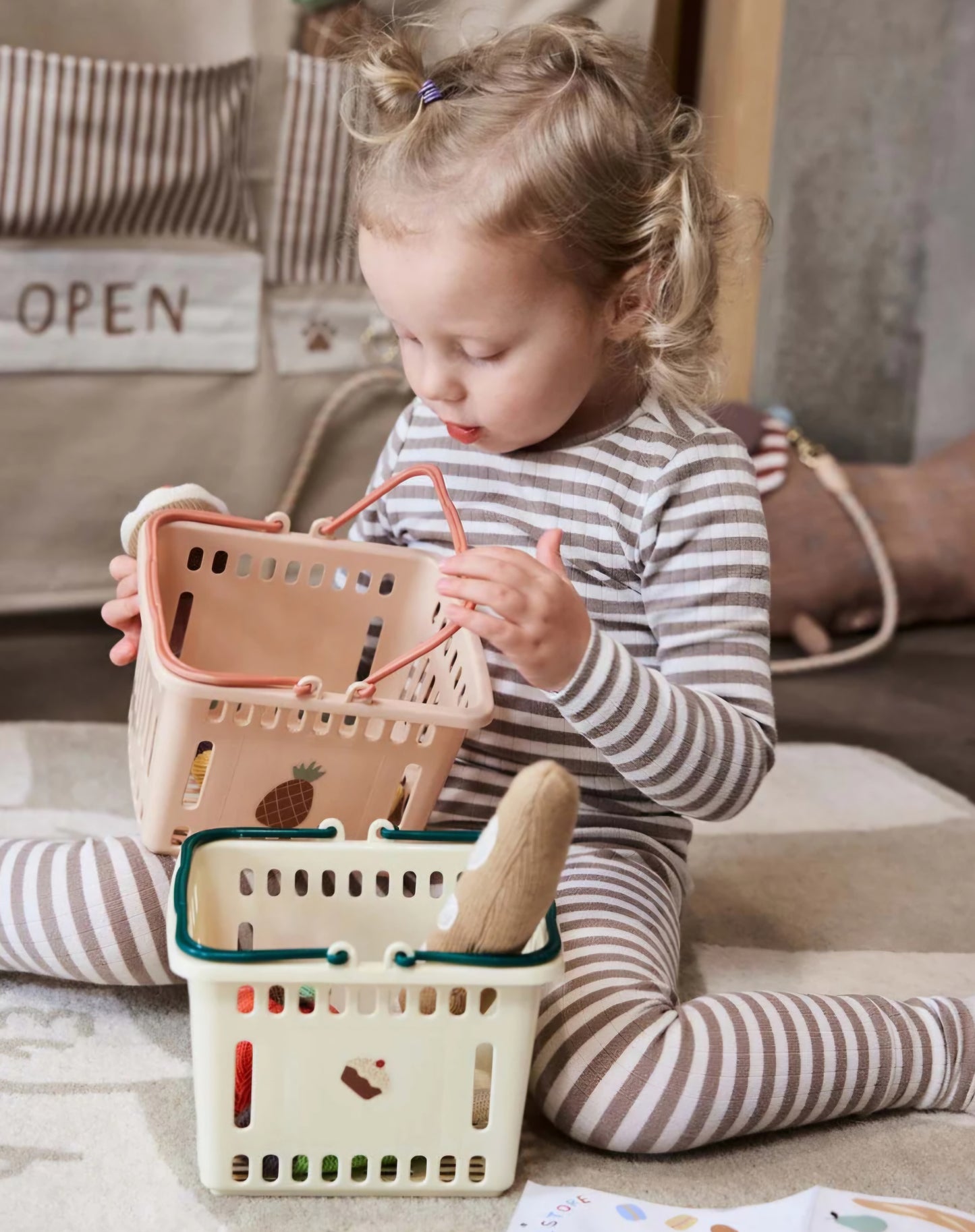 OYOY Living Design - Yummy Shopping Basket, Coral