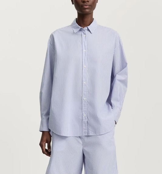 aiayu - Shirt Quilt Petite, Mix Air Blue