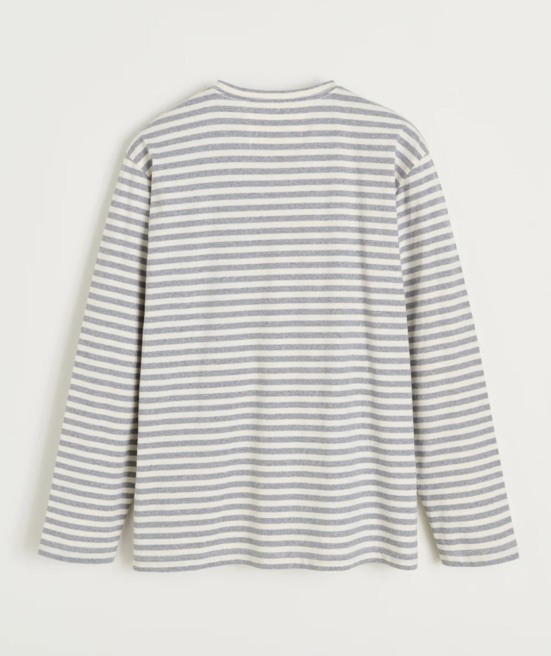aiayu - Circular Long Sleeve Tee, Mix Grey Melange