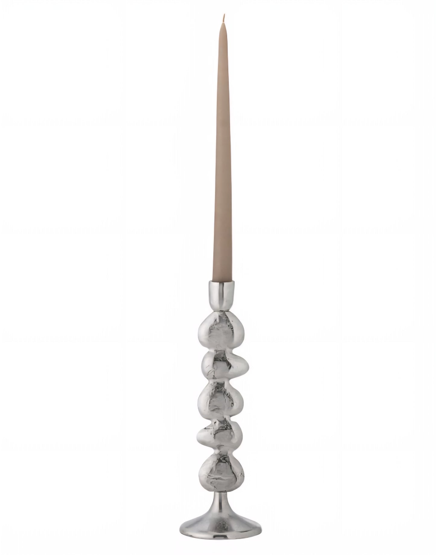 Bloomingville - Metina Lysestage, Sølv, Aluminium
