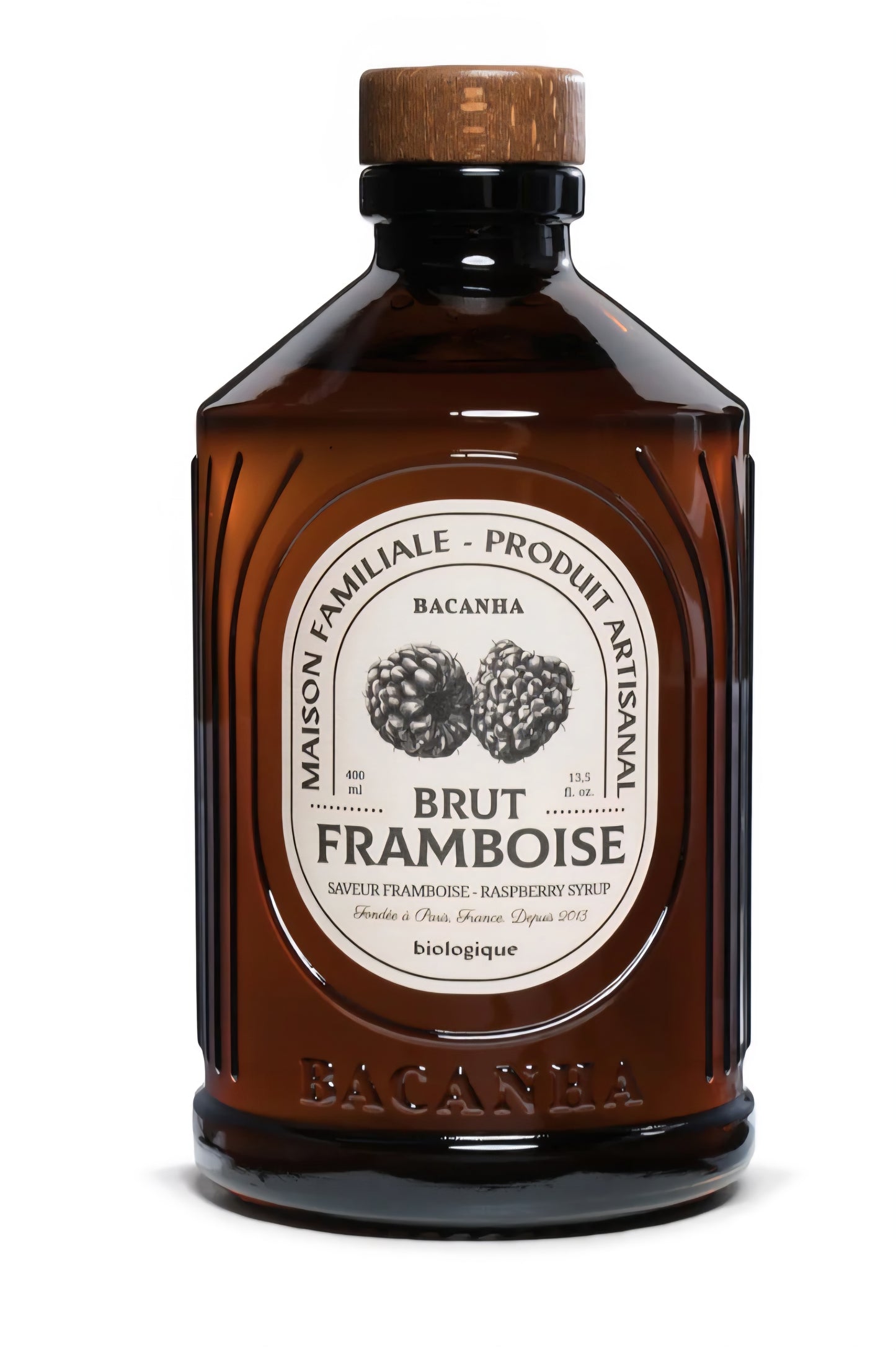 Bacanha - Brut Framboise/Rasberry Organic Syrup, 400 ml.