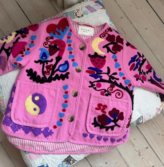 Sissel Edelbo - Maggie Mini Jakke, Fås i str. 3-4 år og 5-6 år, Pink