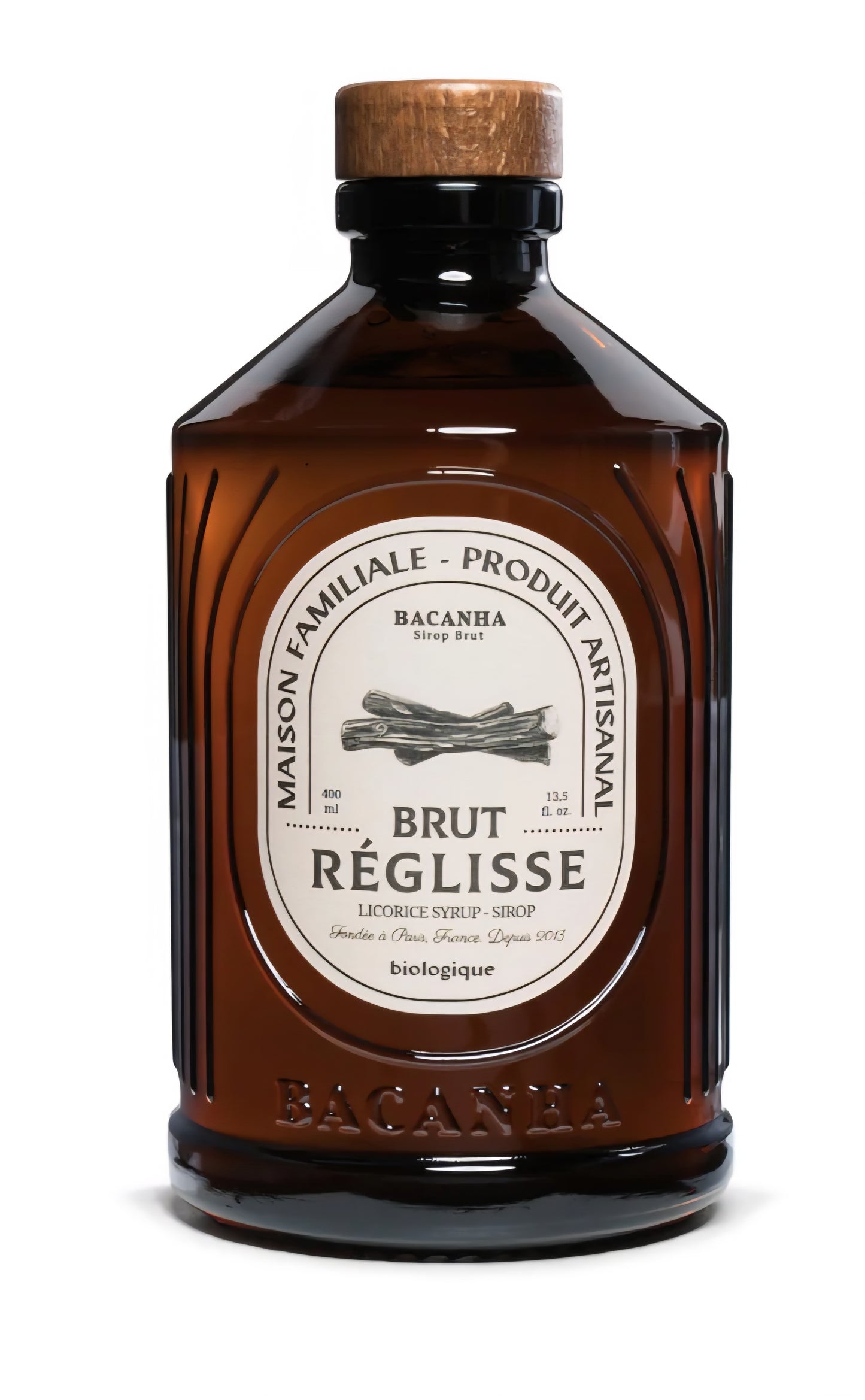 Bacanha - Brut Réglisse/Rå Lakrids Sirup, Økologisk, 400 ml.