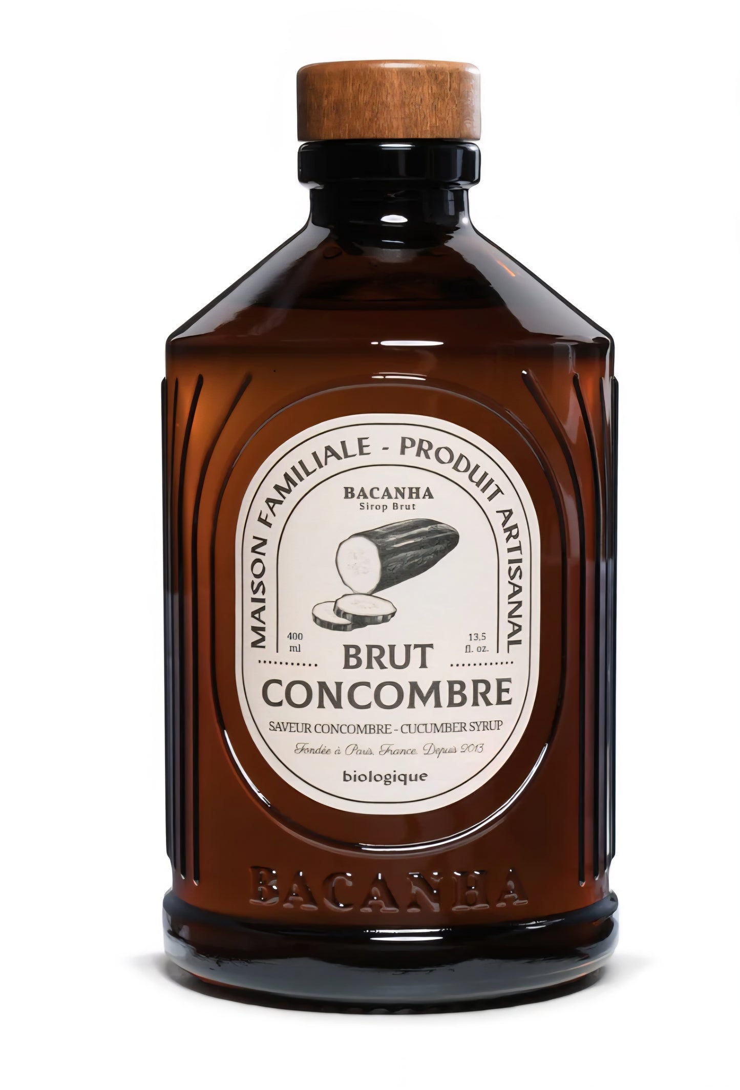 Bacanha - Brut Concombre/Rå Agurkesirup, Økologisk, 400 ml.