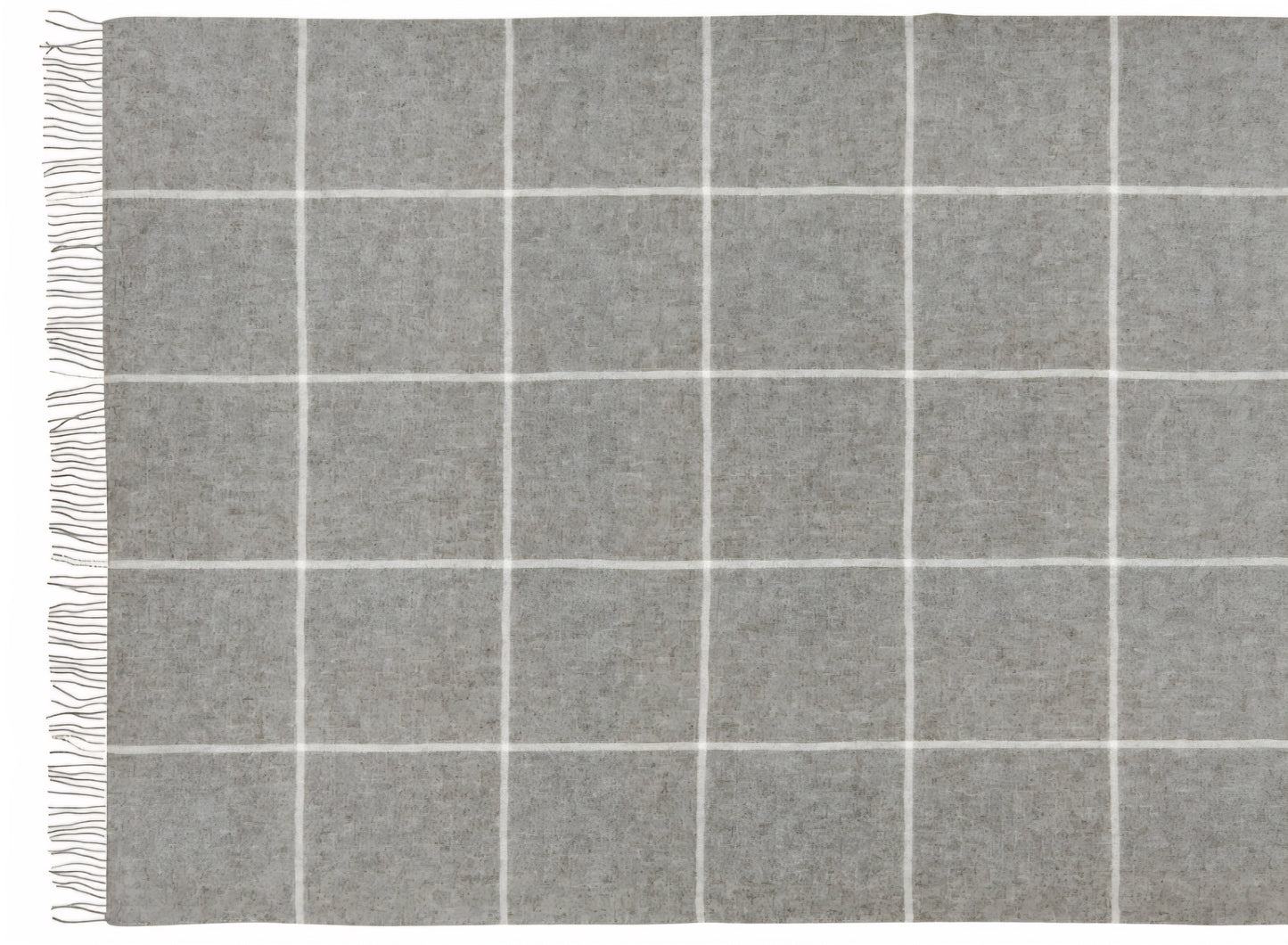 Silkeborg Uldspinderi - Mandø Plaid, 140x240 cm., Nordic Grey