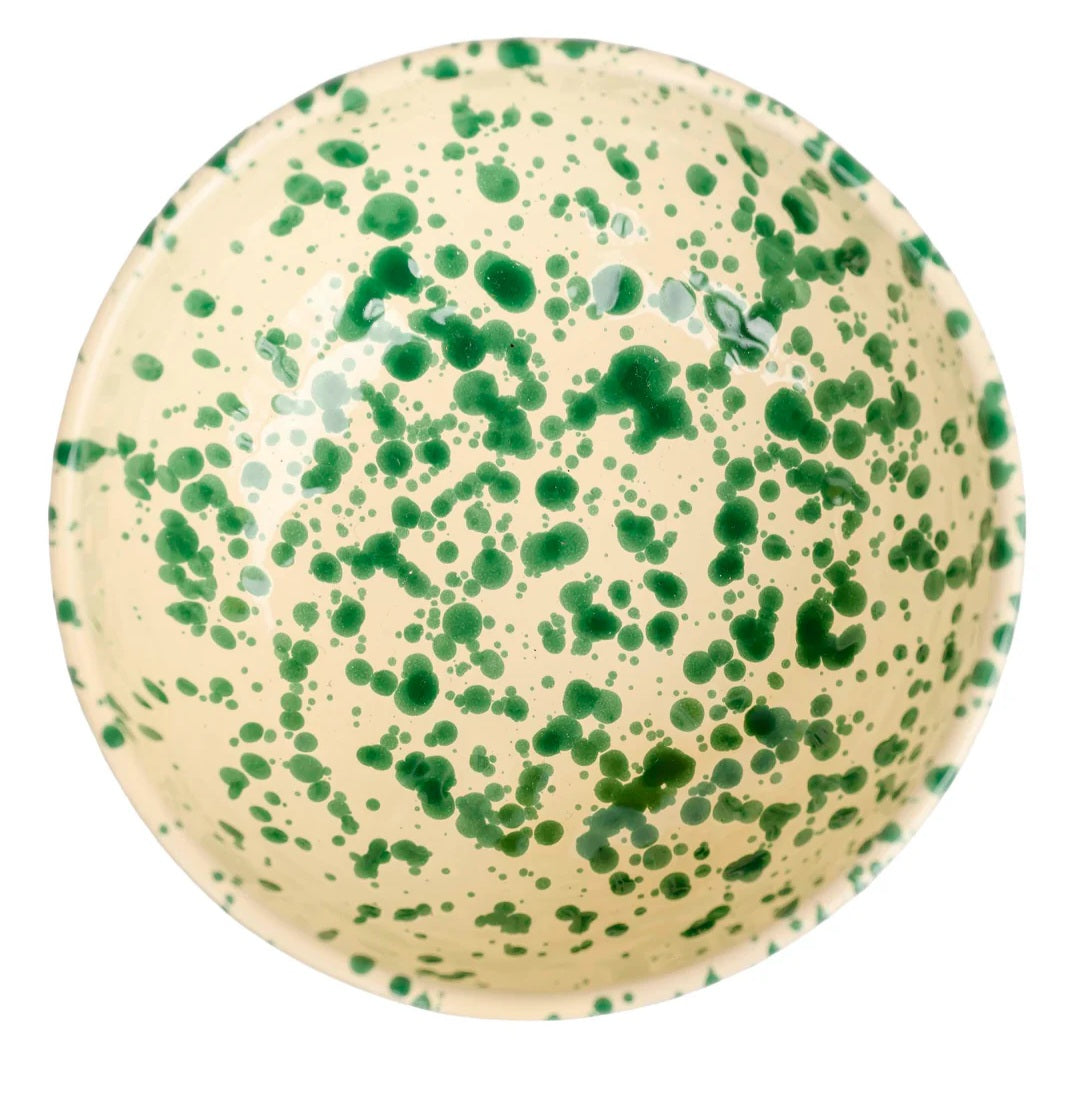 Foods of Italy - Skål Rugiada, Grøn, 15 cm.