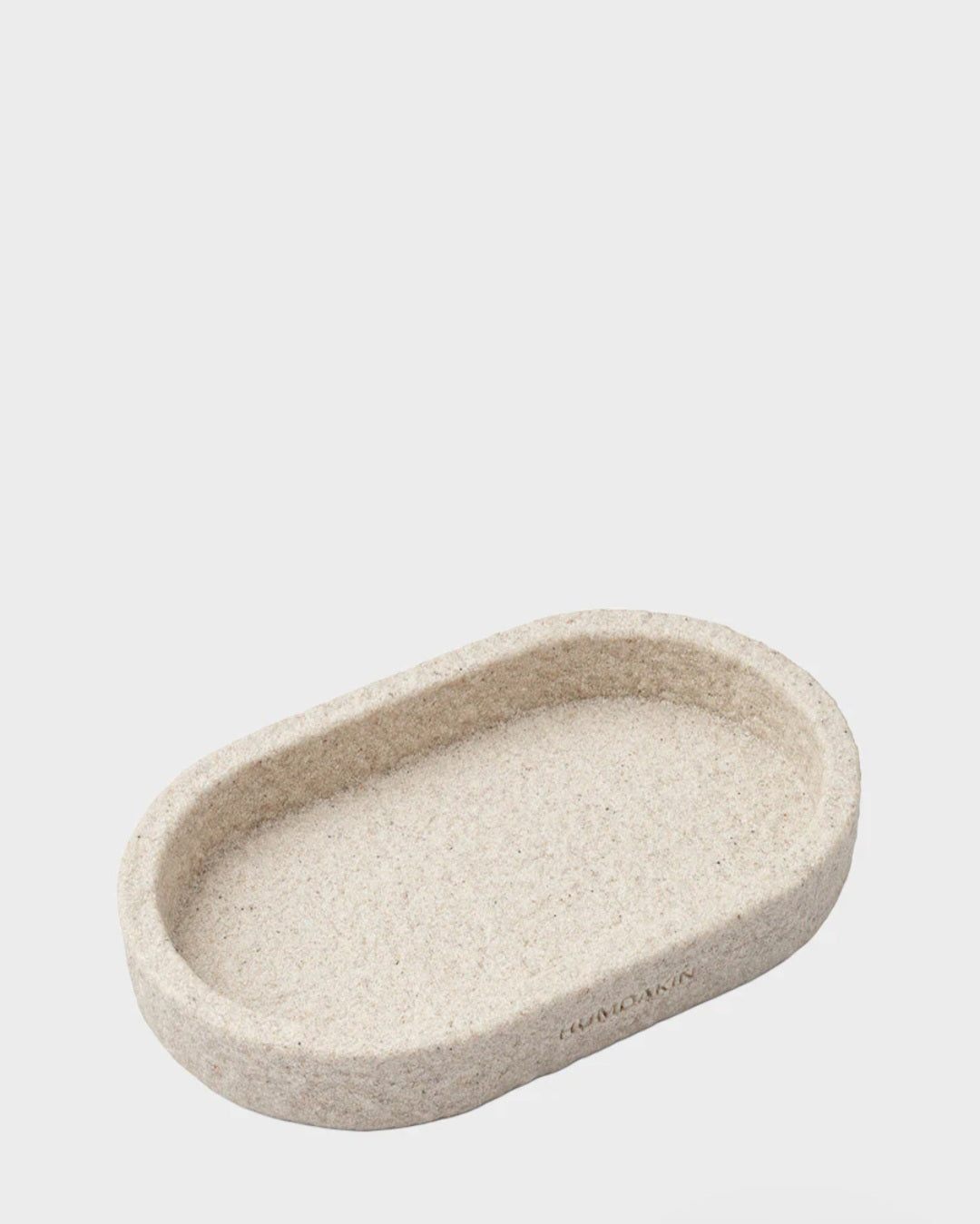 Humdakin - Oval Bakke, Sandsten, H25xB15xD4 cm.