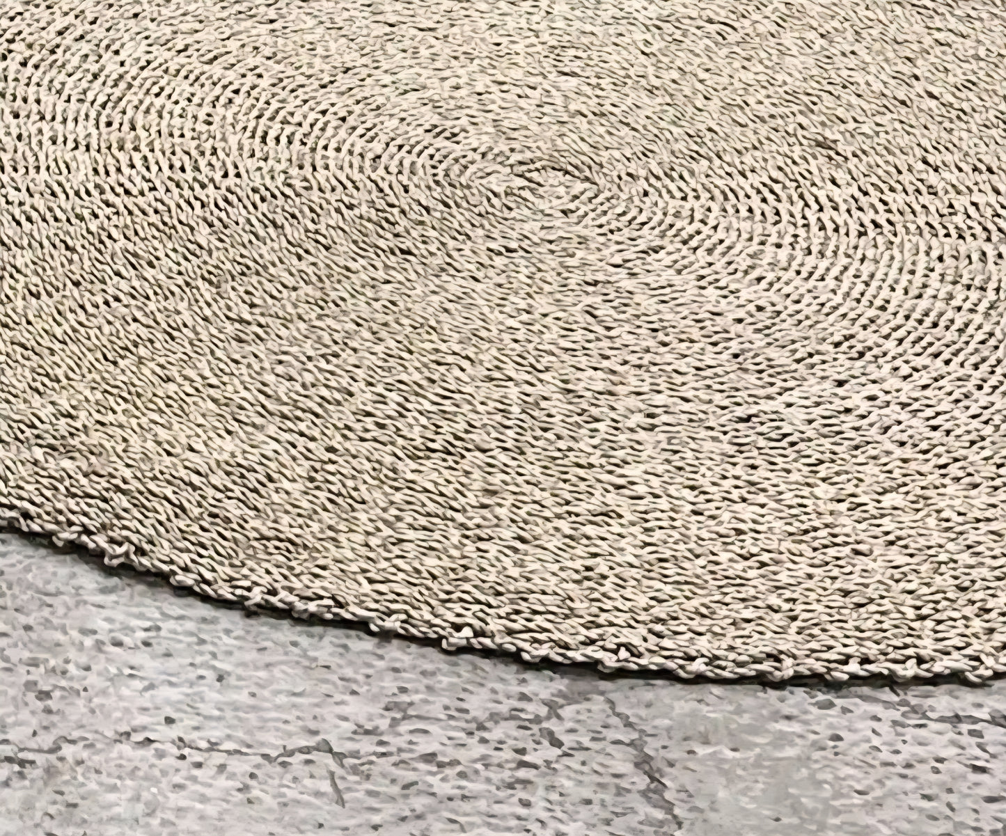 Manipura Living - Jute Seagrass Måtte/Gulvtæppe, Ø200 cm.