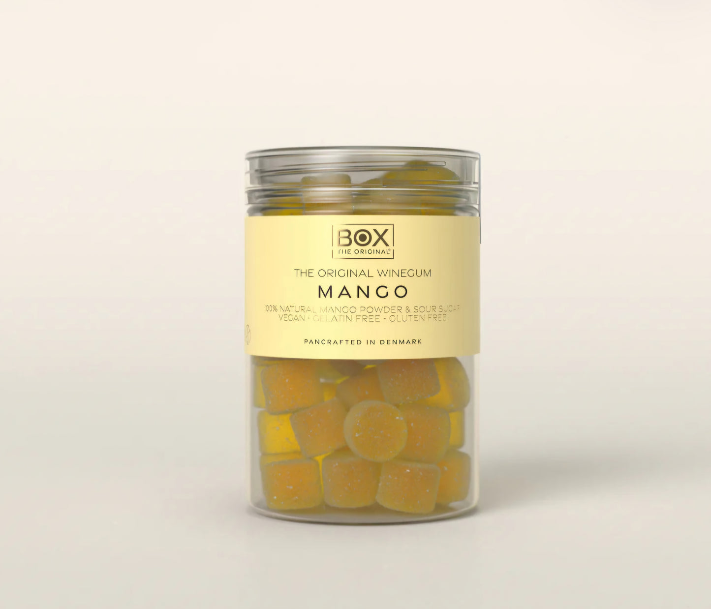 Box The Original - Tube, Just The Winegum, Mango, 100% Vegan, 170 gr.