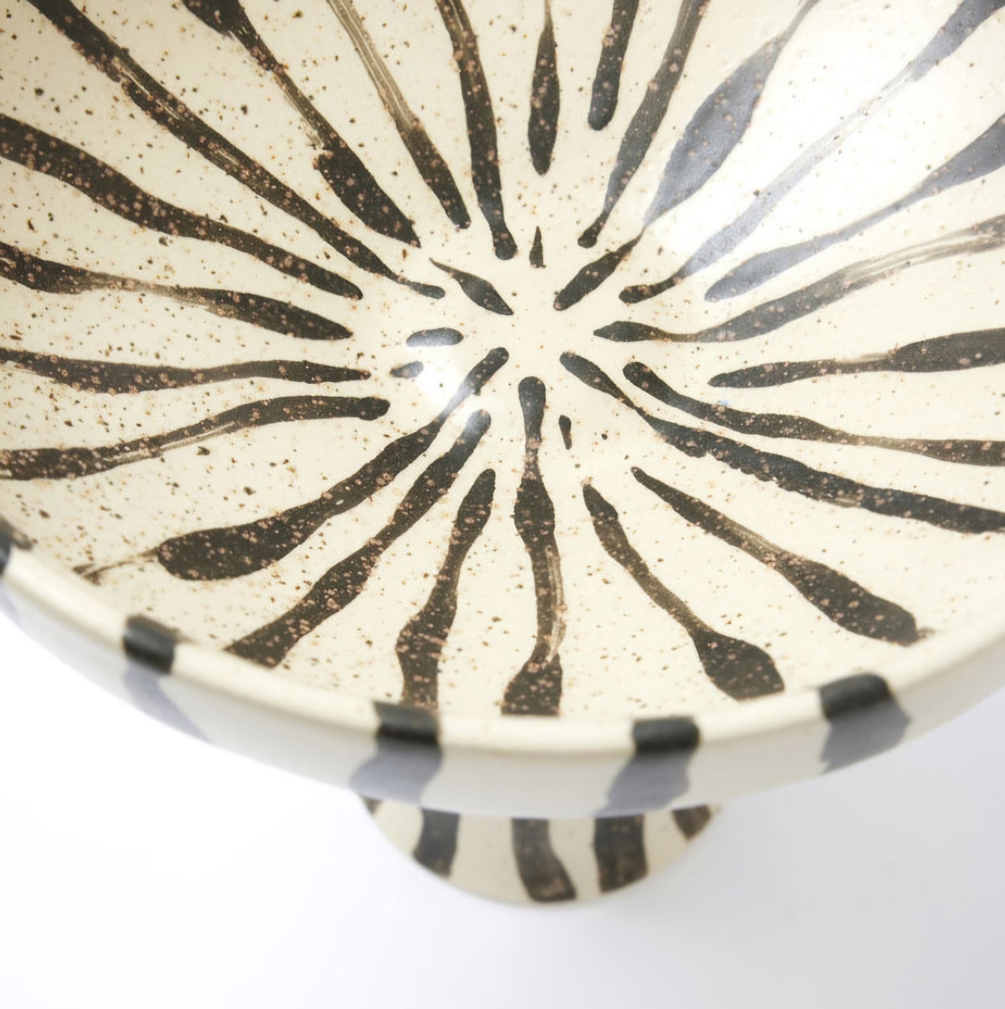 Jakobsdals - Get Inked Skål, Sort/off white, 26x26x27 cm.