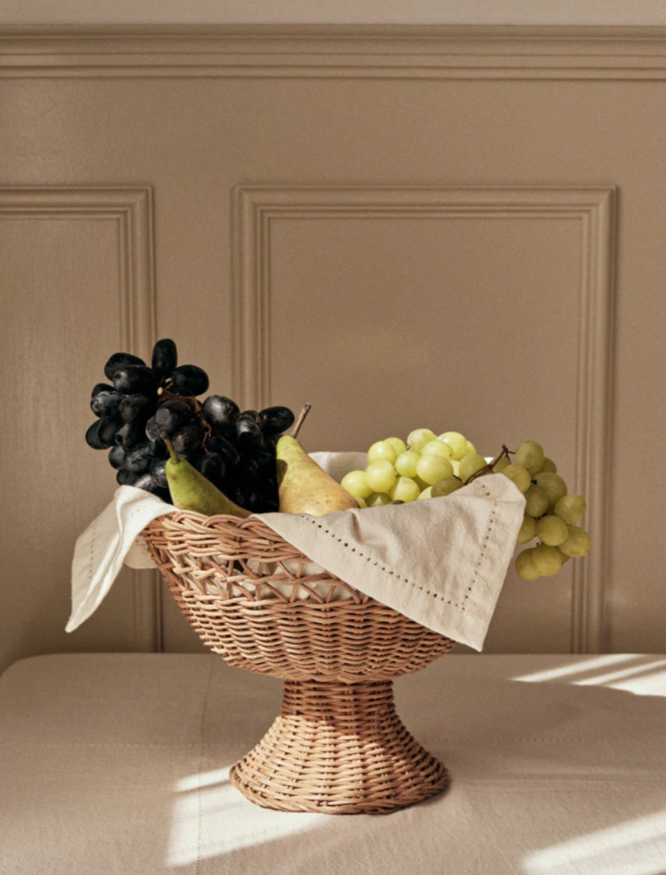 Broste Copenhagen - Elin Bomuldsserviet, B45xL45 cm., Off White