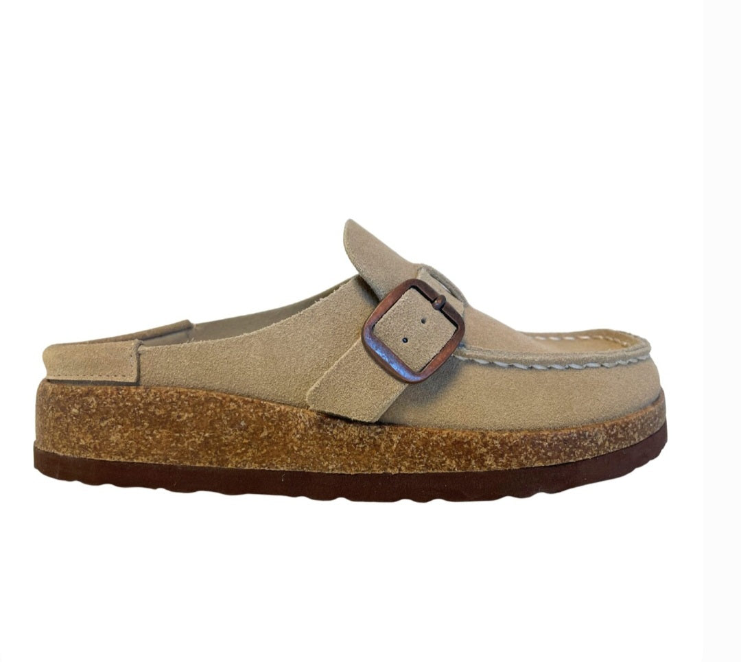 Skvulp - Bioslipper, Closed, Ruskind, Fås i 4 farver - Sand, Camel, Brown & Black