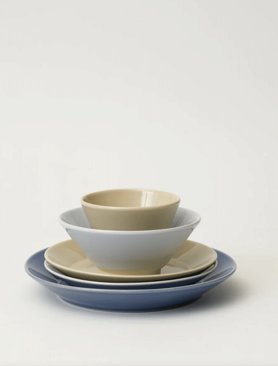 Stilleben - Memphis Lunch Plate Ø21, Dusty Blue