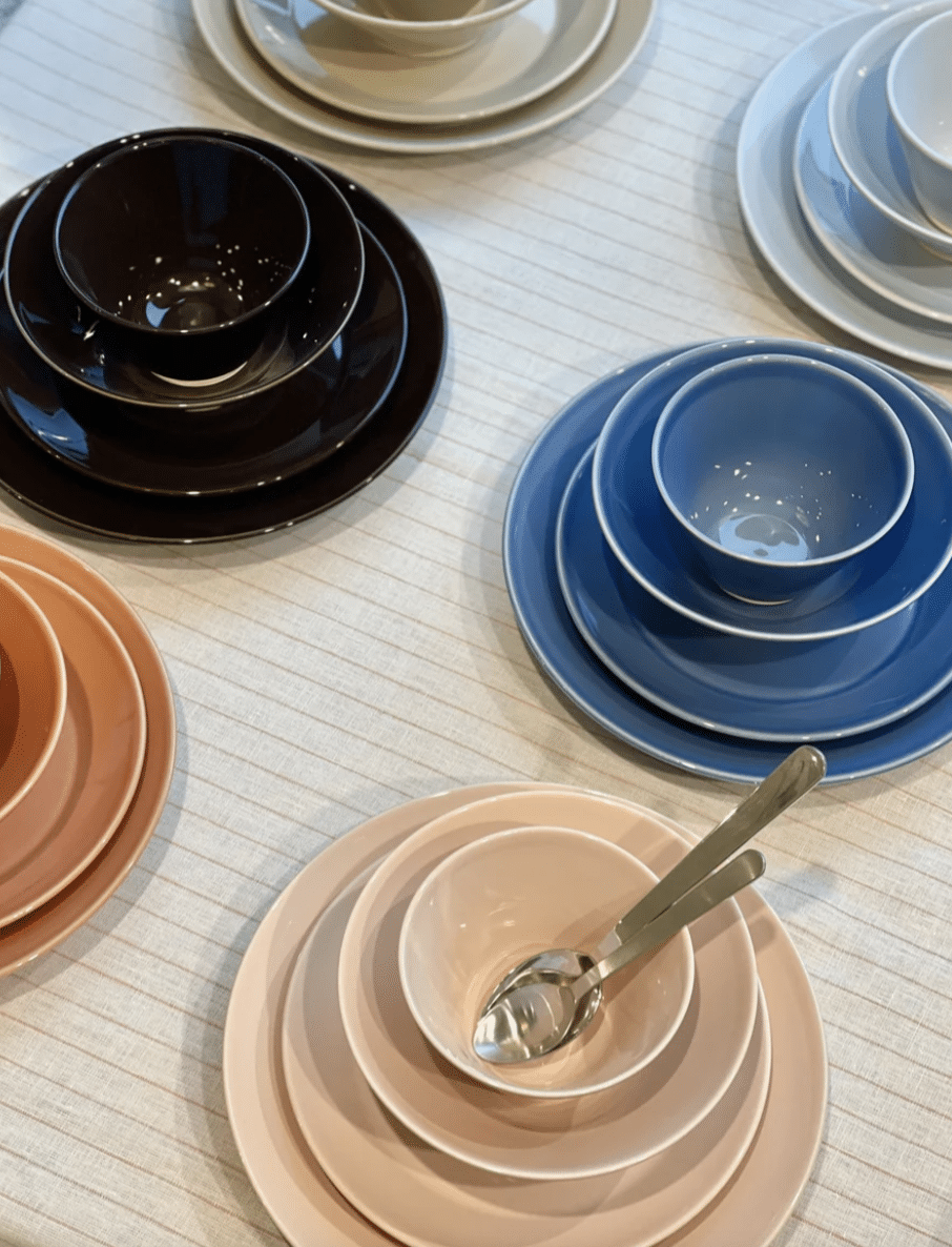 Stilleben - Memphis Dinner Plate Ø25, Dusty Blue