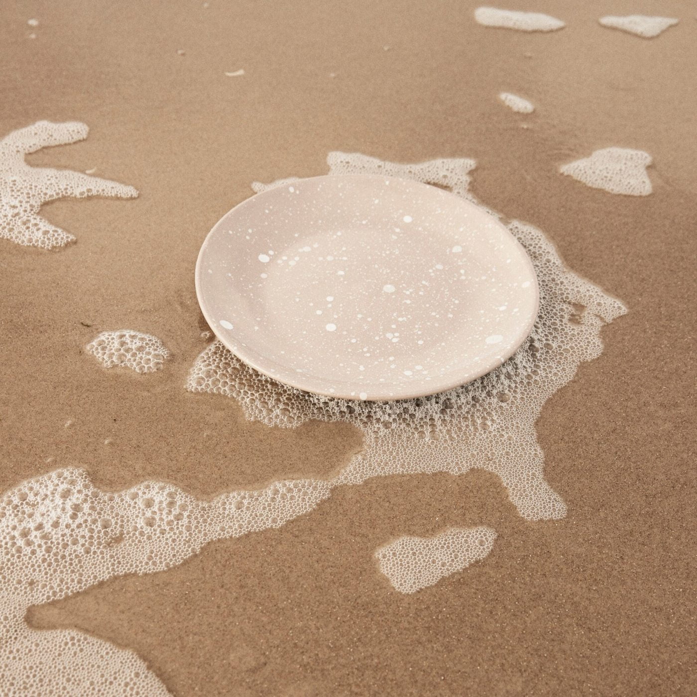 Burnt and Glazed - Sandshell Lunch Plate, Ø25