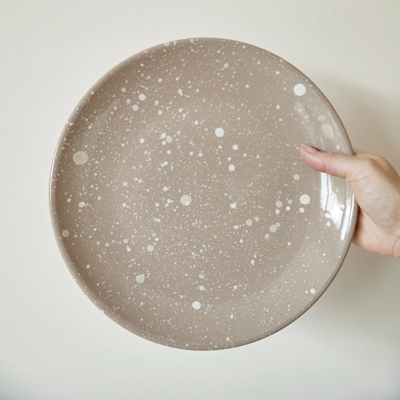 Burnt and Glazed - Sandshell Lunch Plate, Ø25