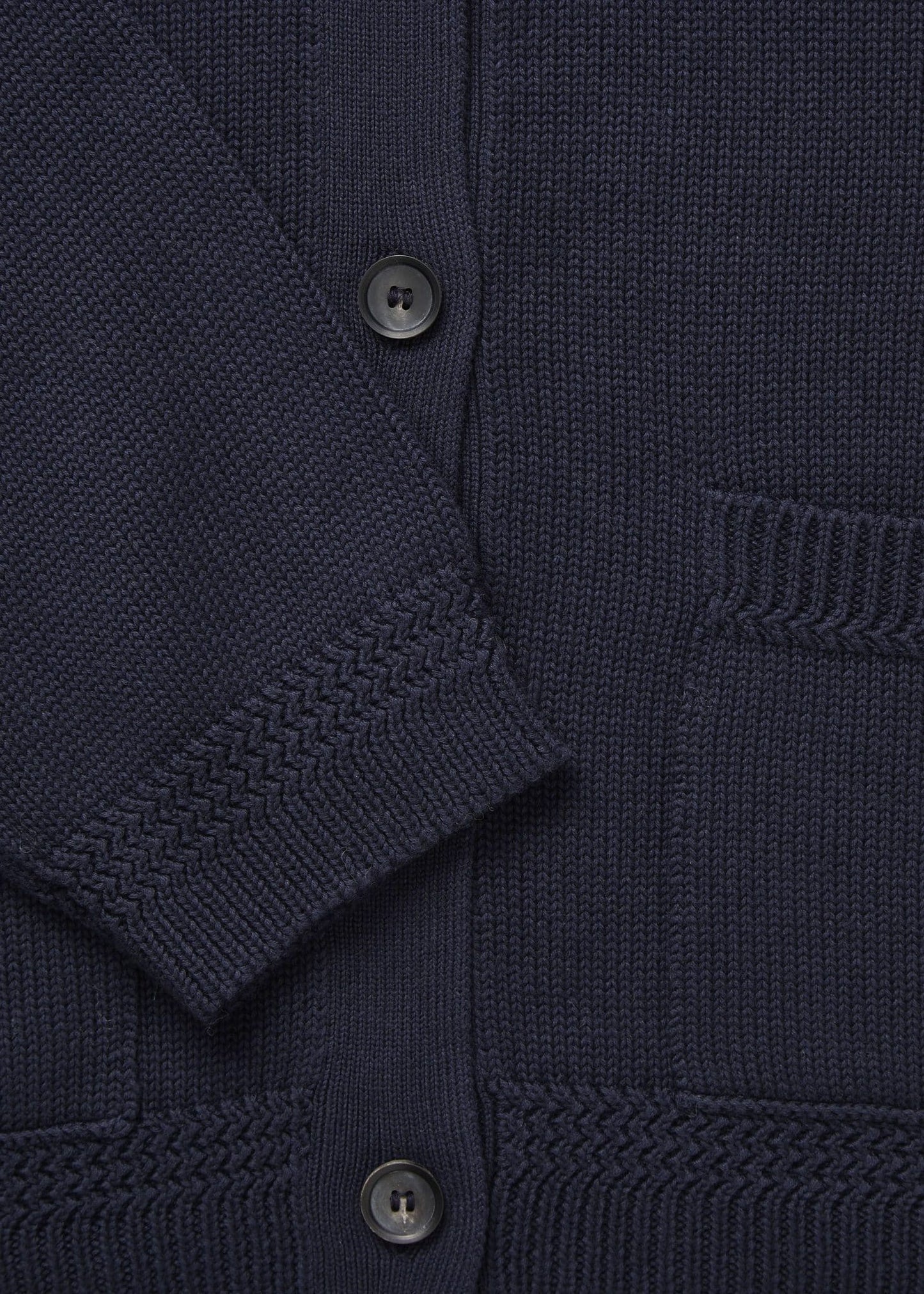 Aiayu - Cobe Cotton Cardigan, Navy
