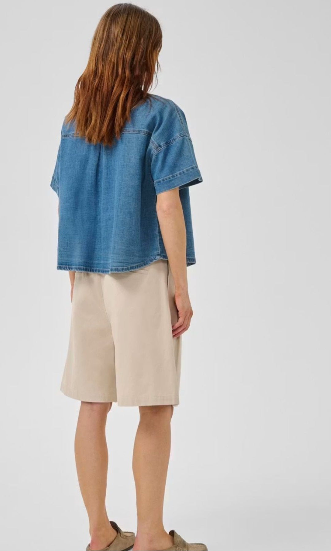 My Essential Wardrobe - MWLinn Denimskjorte, Medium Blue Wash
