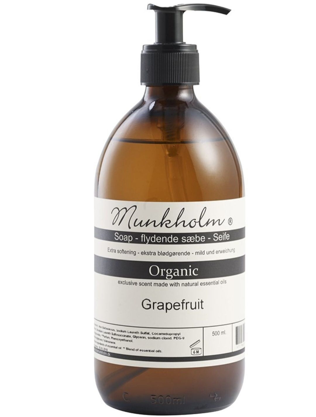 Munkholm - Flydende Håndsæbe, Grapefruit, 500 ml.