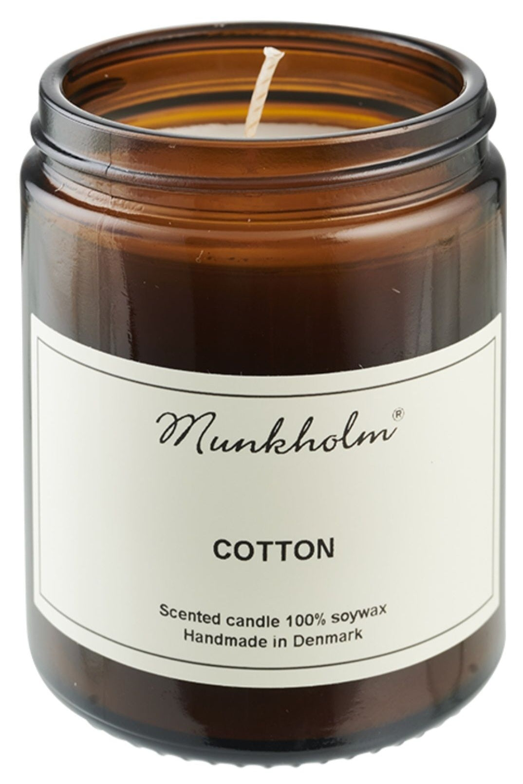 Munkholm - Soyavoks Duftlys, Cotton, 180 ml.