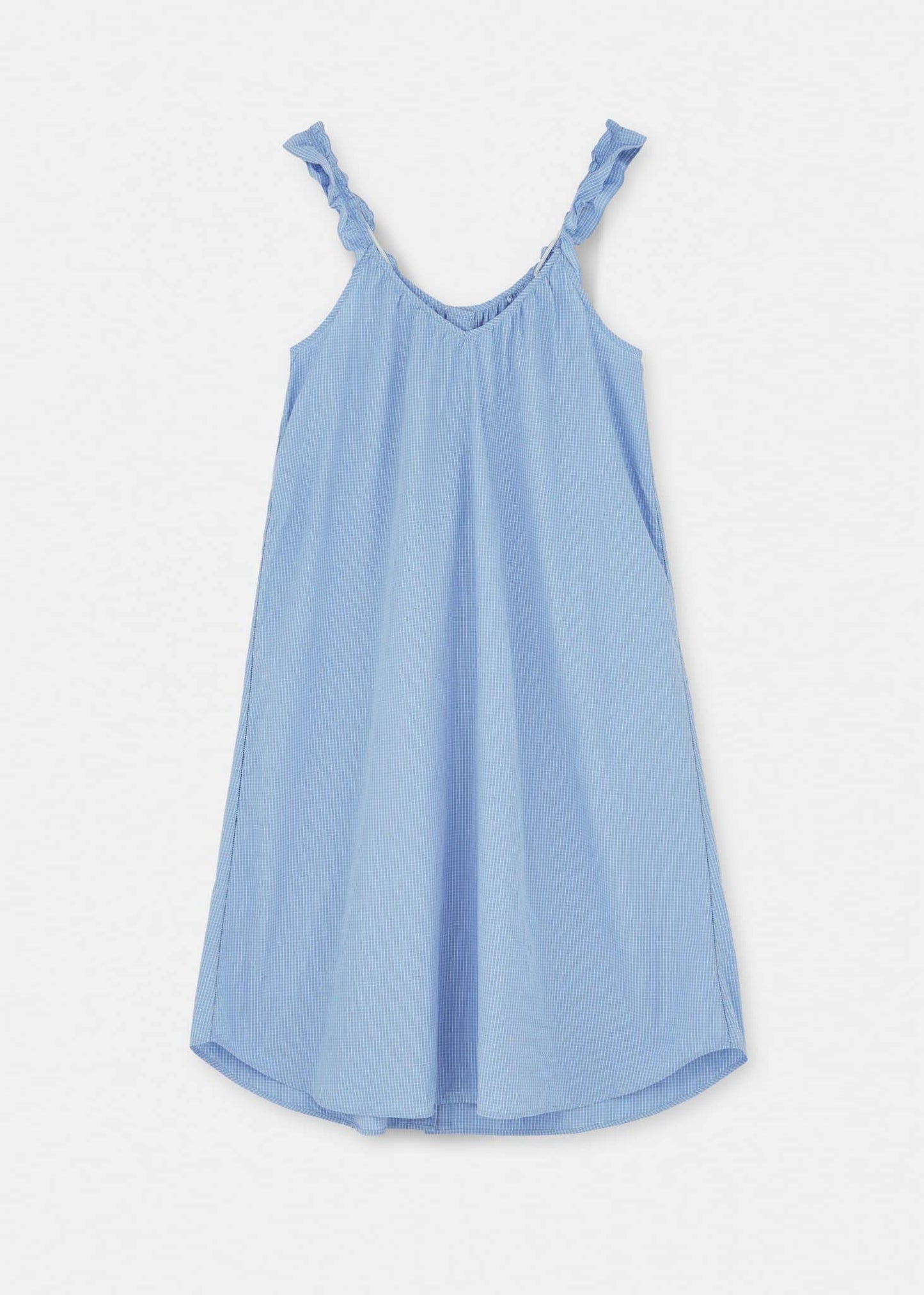 Aiayu - Susanna Dress Check, Mix Blue
