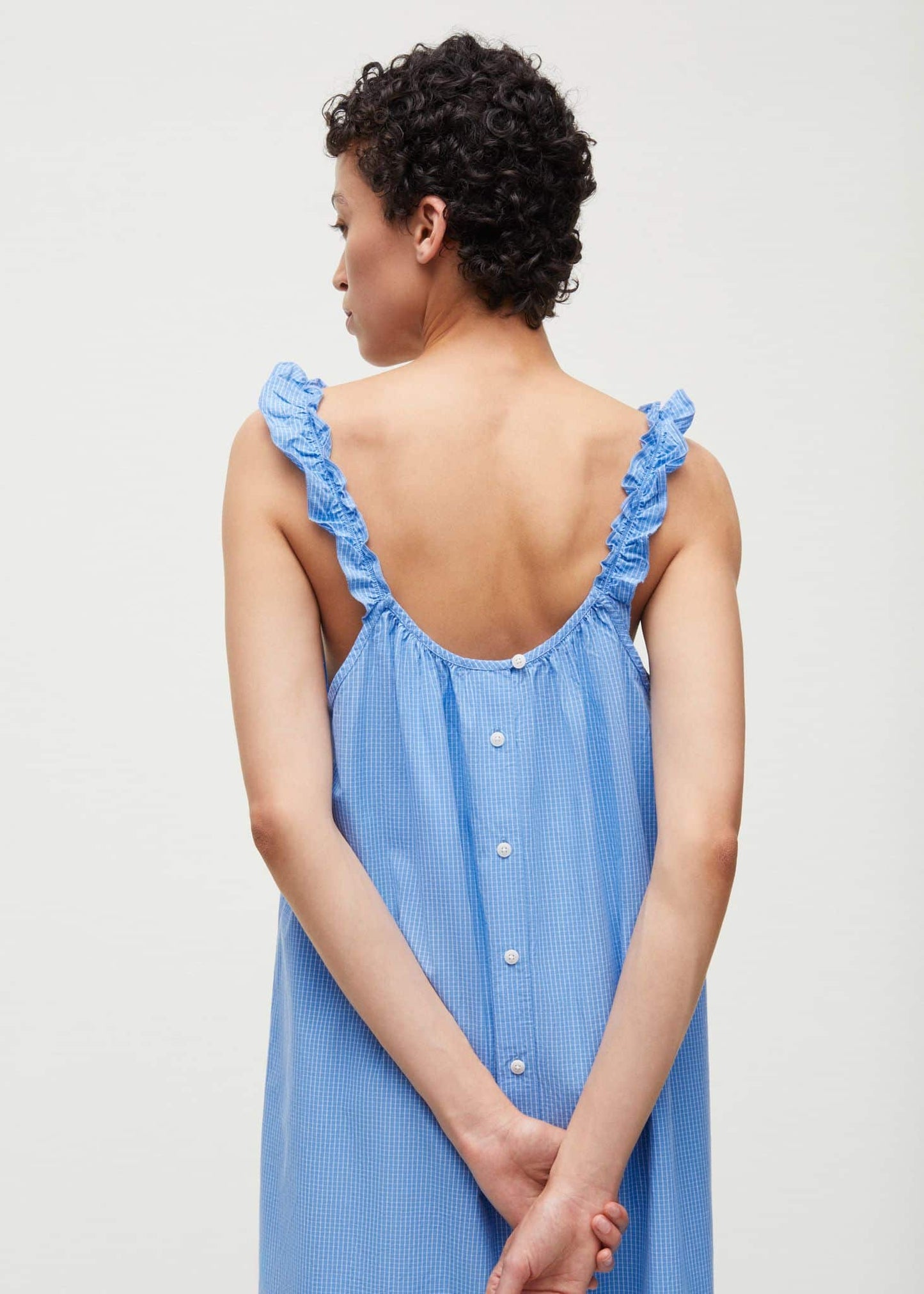 Aiayu - Susanna Dress Check, Mix Blue