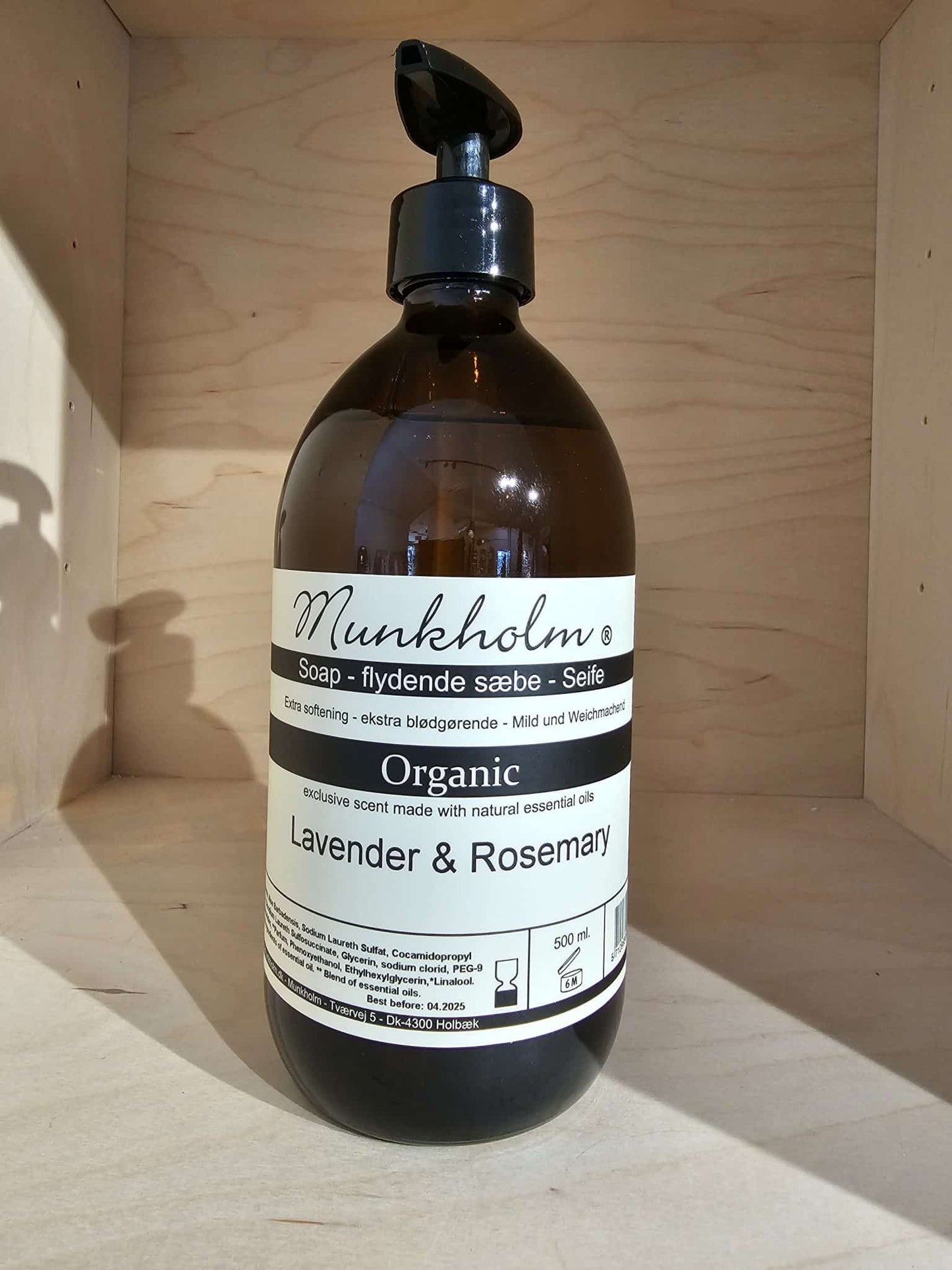 Tina Munkholm - Flydende håndsæbe, Lavender & Rosemary, 500 ml.