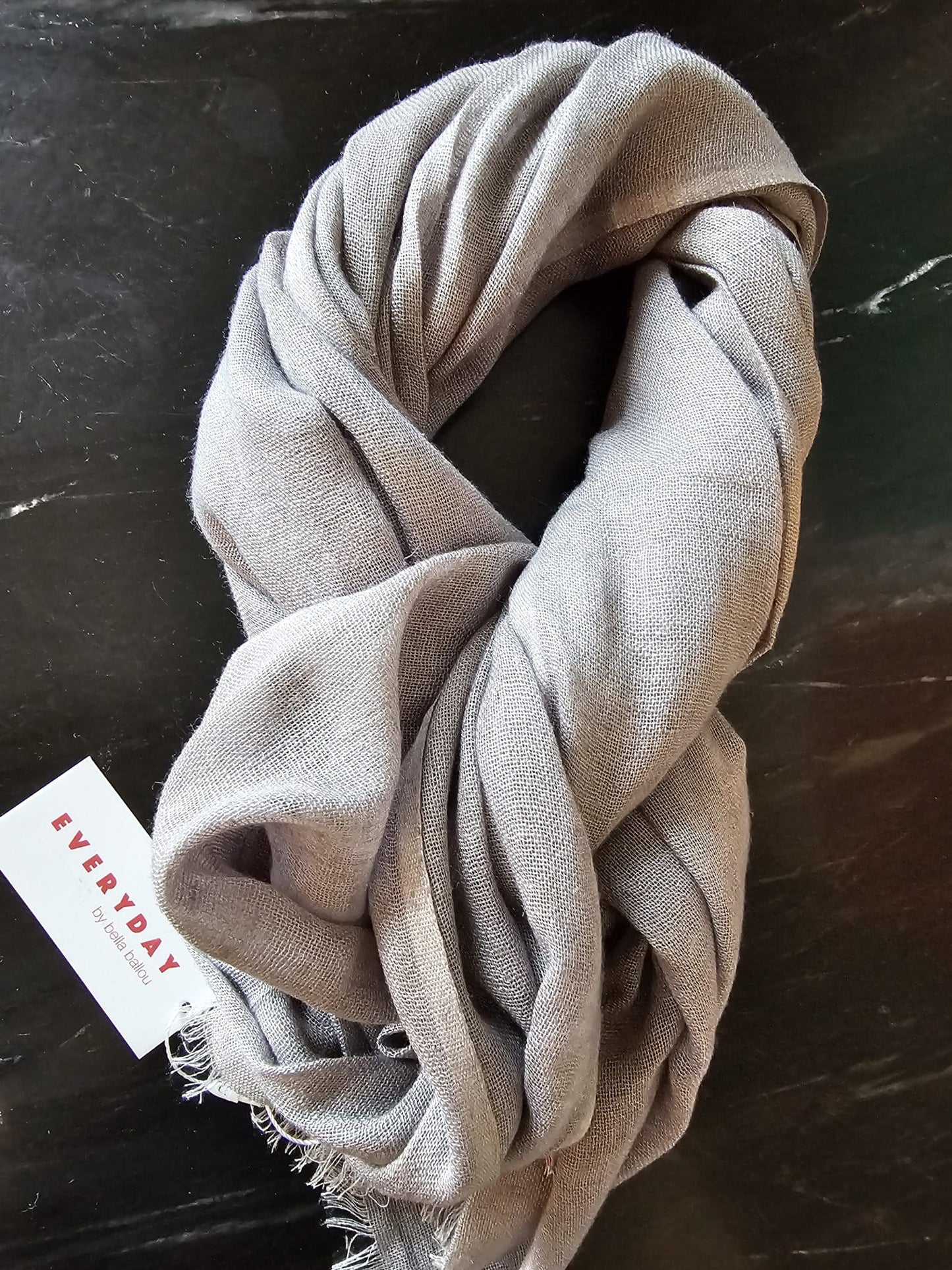 Everyday by Bella Ballou - Paris Scarf, Grey, 75x180cm