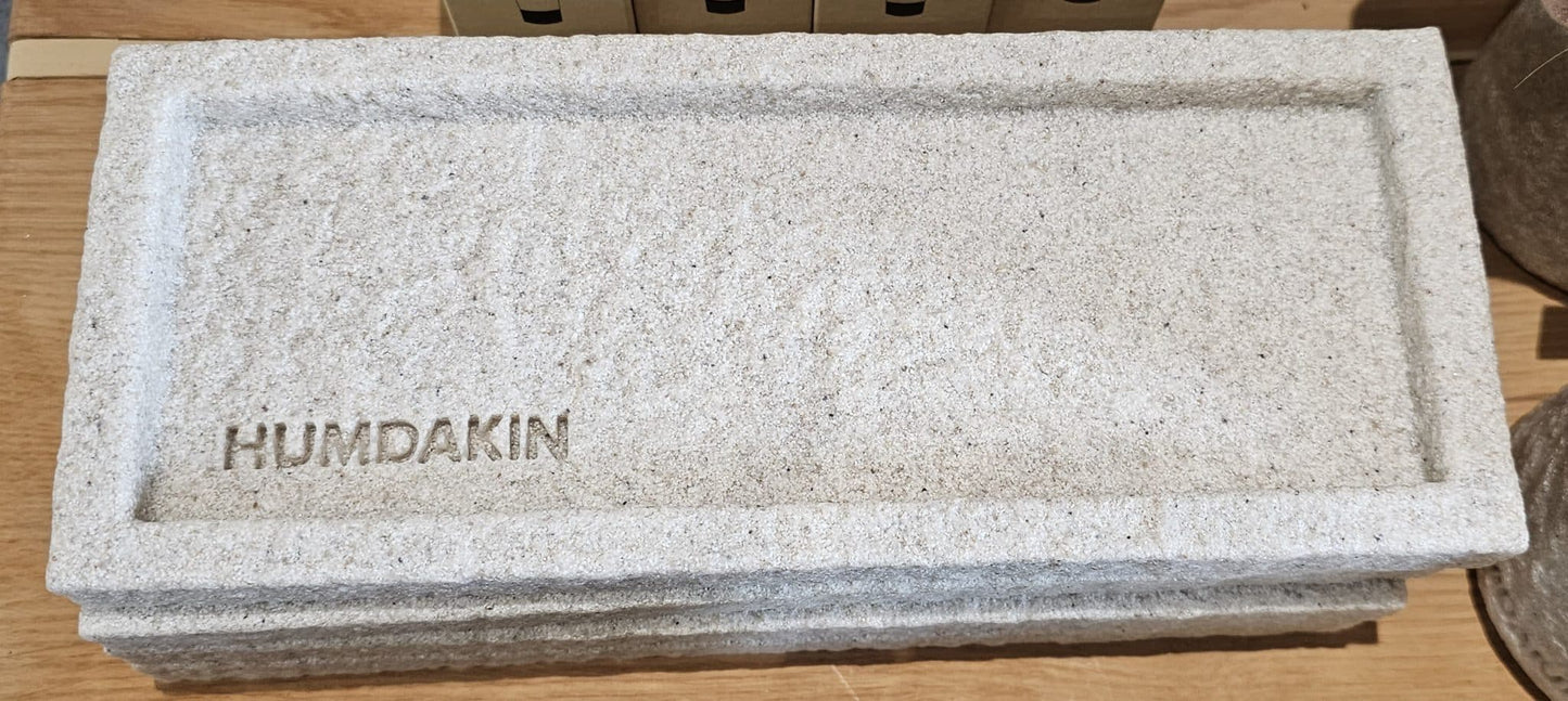 Humdakin - Bakke, 25x10x2 cm., Sandsten, Neutral