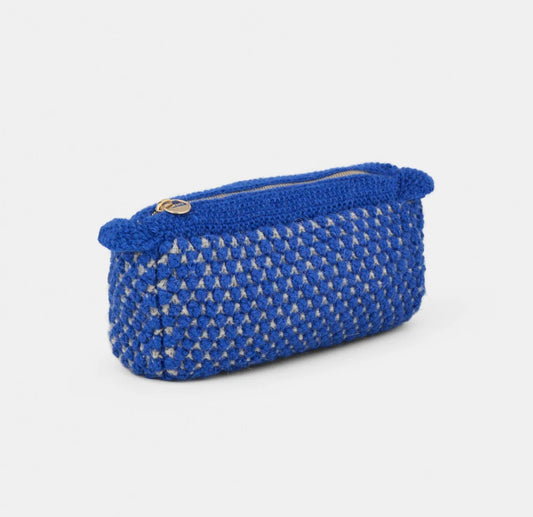 Aiayu - Helen Classic Clutch, Mix Electric Blue/Pure Bliss