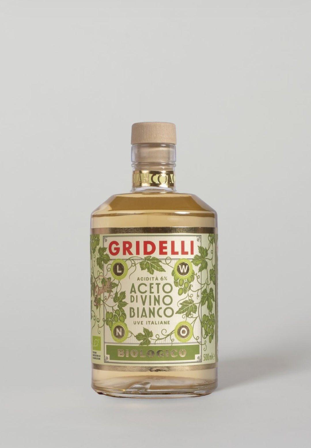 Gridelli - Hvid Hvidvinseddike, 500 ml.