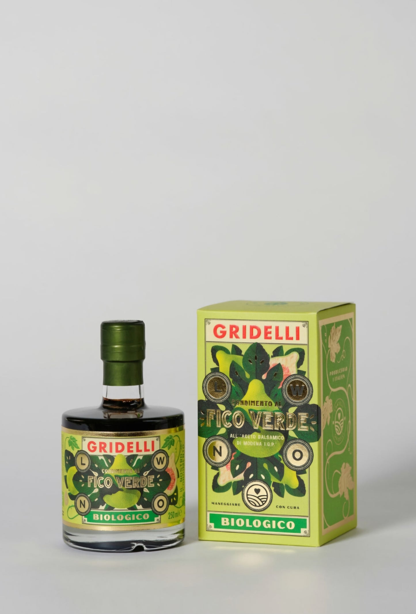 Gridelli - Balsamico med Grønne Figner, 250 ml.