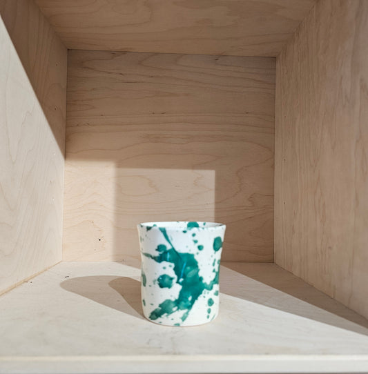 Familianna - Splash Breakfast Cup Organic, Forest Green Splash