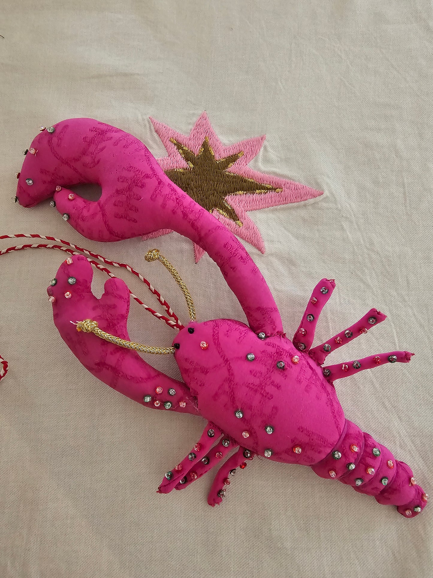 Sissel Edelbo - Silk Lobster Ornament, No. 11, Sailor