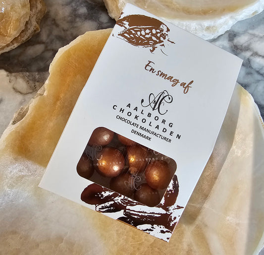 Aalborg Chokoladen - Jule Dragée - saltlakrids med karamelliseret chokolade, 45 gr.