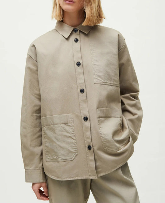 Aiayu - Dusty Shirt, Light Vintage Army