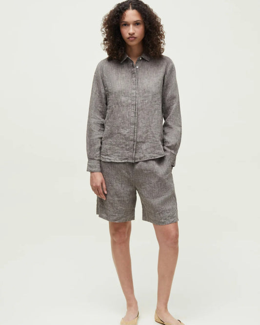 Aiayu - Carol Shirt Linen, Brown