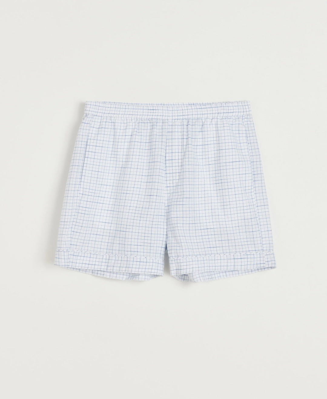 aiayu - Pyjamas Night Summer Check, Mix Blue Bell