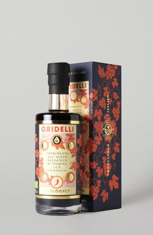 Gridelli - Aceto Balsamico IGP, Peperoncino, 250 ml.