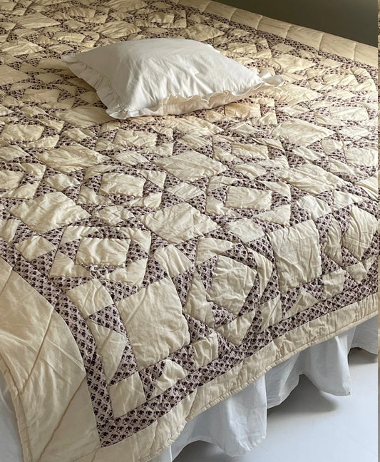 Jou Quilst - Patchwork Tæppe Style 7, 130x180 cm.
