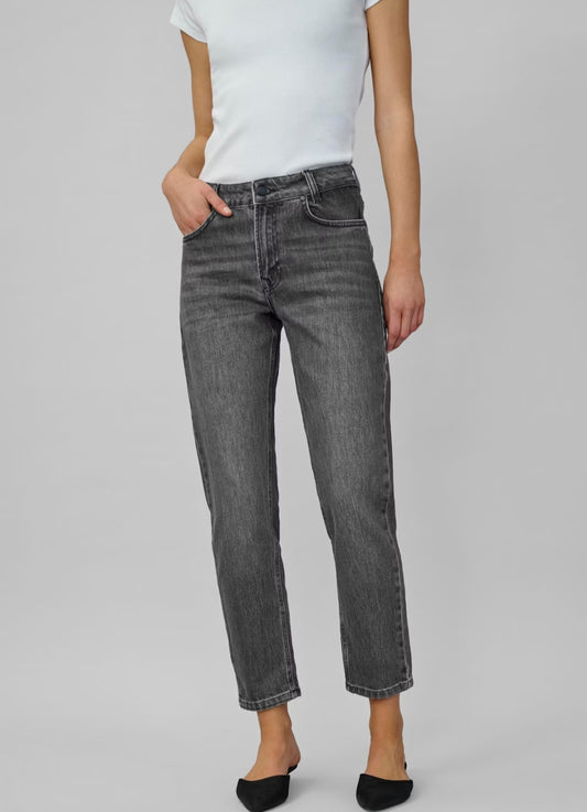 My Essential Wardrobe - The Mommy High Tapered, Fås i Dark Grey og Medium Blue
