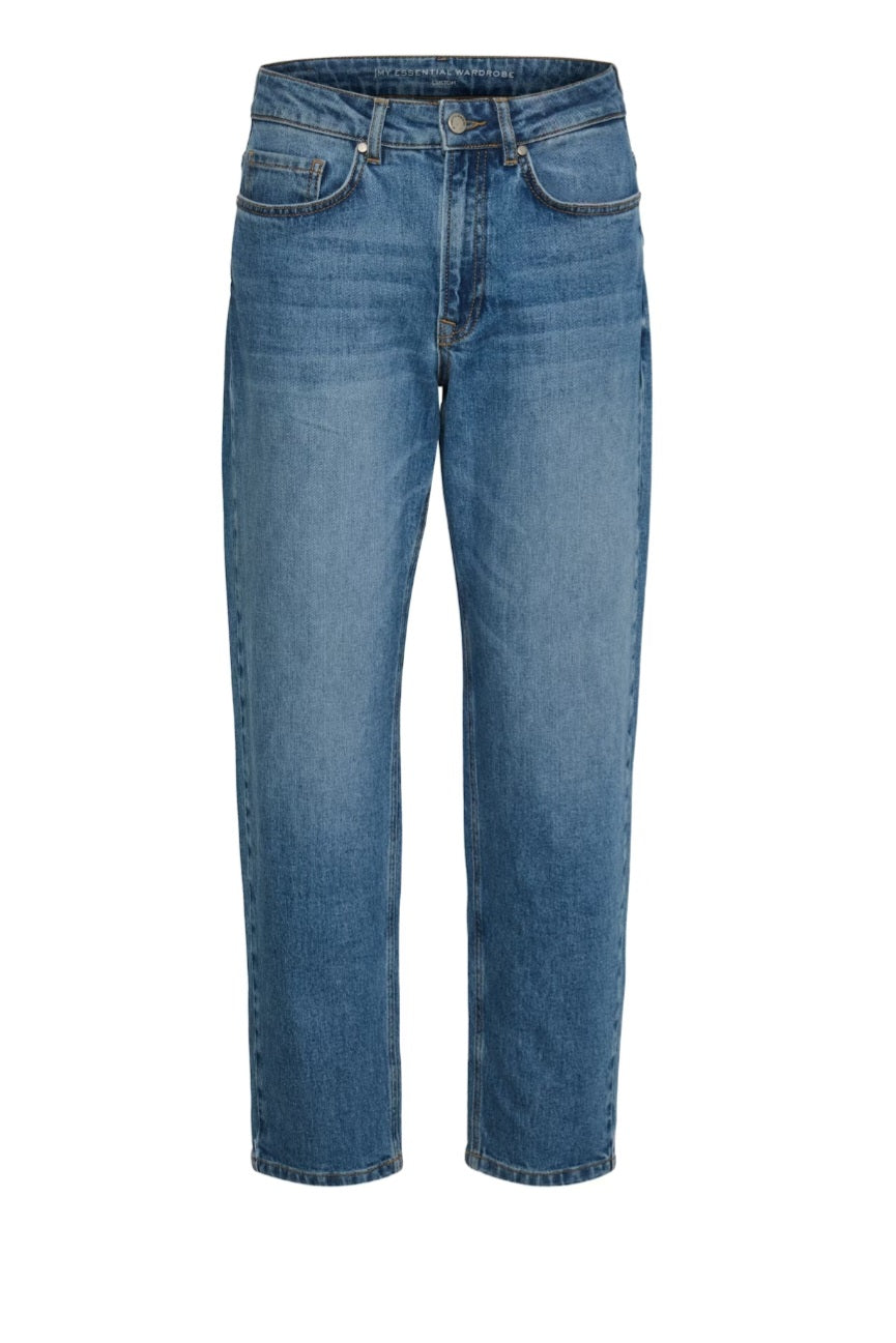 My Essential Wardrobe - The Mommy High Tapered, Fås i Dark Grey og Medium Blue