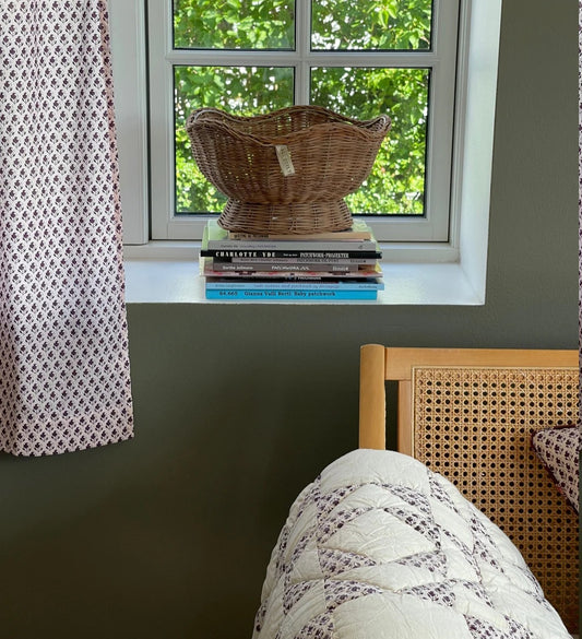 Jou Quilts - Rattan Bowl, H18xD30 cm., Rattan, Natur