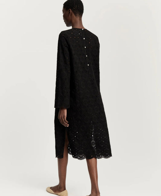 aiay - Novia Dress Embroidery, Fås i farverne Black og Pure Ecru